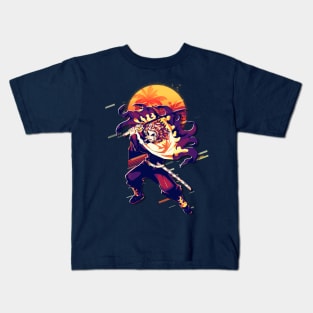 Kyojuro Rengoku Kimetsu no yaiba Kids T-Shirt